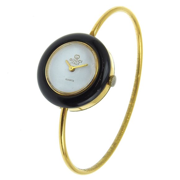 GUCCI Change bezel Watches WhiteDial Plated Gold Quartz Analog display Women - Picture 8 of 15